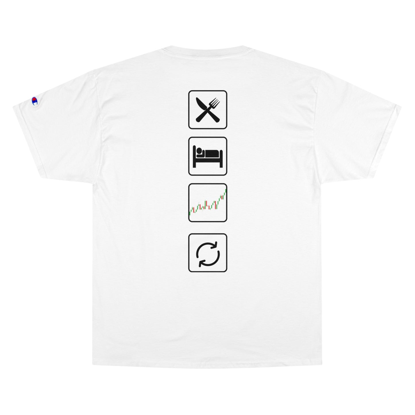 Tee "Eat, Sleep, Trade, Repeat"